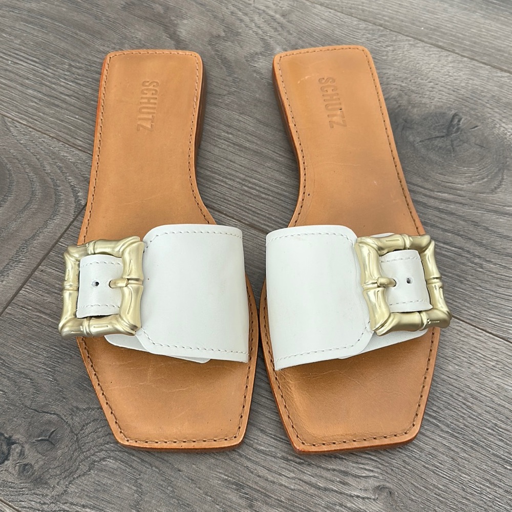 Schutz flats size 10